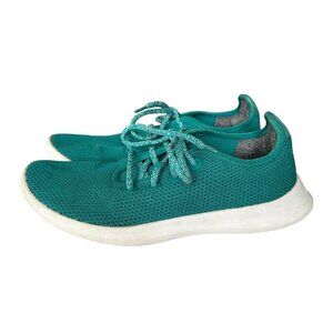 Allbirds Tree Runner Shoes Sneakers Teal Turquoise Women Size 10 Sustainable